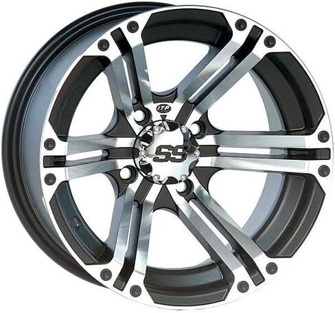 ITP 1228364404B SS ALLOY SS212 عجلة سوداء مع تشطيب آلي (12x7 بوصة/4x110 ملم) in Saudi Arabia
