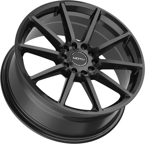 Motiv 431B 18x7.5 5x4.5 بوصة/5x120 +40 ملم حافة عجلة سوداء لامعة مقاس 18 بوصة in Kuwait