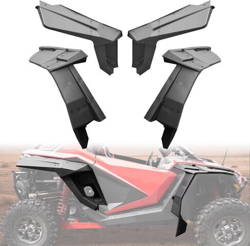 A & UTV PRO مشاعل عريضة ممتدة لعام 2020-2024 Polaris RZR PRO XP/ XP4، واقيات الطين الأمامية والخلفية لـ RZR PRO R/Turbo R/Turbo R 4 2022-2024، استبدل 2884685 ملحقات in Saudi Arabia