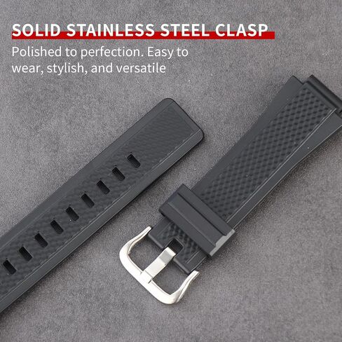 Soft Silicone Replacement Strap for Casio GST-B200 Men's Strap Watch Accessories in Saudi Arabia
