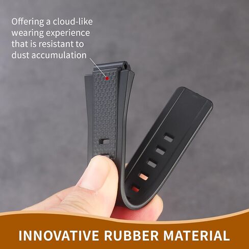 Soft Silicone Replacement Strap for Casio GST-B200 Men's Strap Watch Accessories in Saudi Arabia