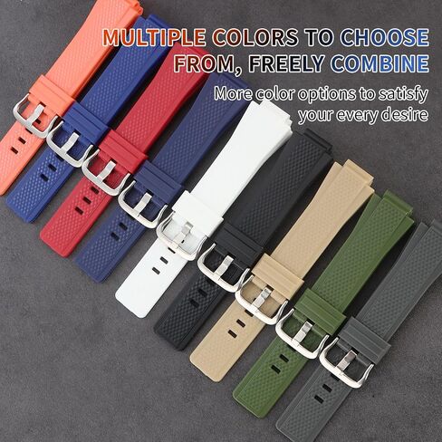 Soft Silicone Replacement Strap for Casio GST-B200 Men's Strap Watch Accessories in Saudi Arabia