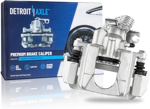 Detroit Axle - Rear Right Brake Caliper for 11-19 Ford Explorer 13-19 Taurus 10-14 Flex Lincoln MKT Disc Brake Caliper w/Bracket 2012 2013 2014 2015 2016 2017 2018 2019 Replacement Brake Caliper in Saudi Arabia