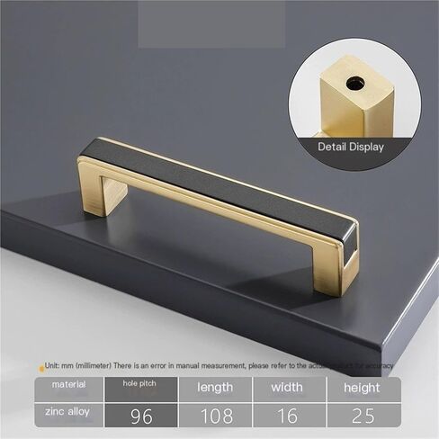 Cabinet Handles Drawer Kitchen Dresser Cupboard Wardrobe(Silver Gray 1,108 * 16 * 25mm) in Saudi Arabia