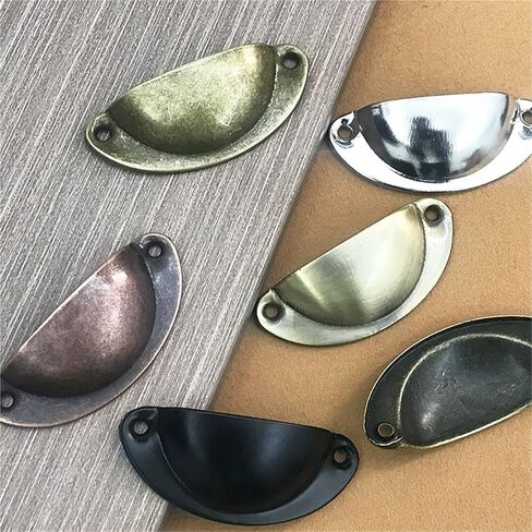 10-20 Pieces of Furniture Door Handles, Cabinet Drawers, Wardrobe Auxiliary, Hardware Accessories(Bronze,20 Pieces) in Saudi Arabia