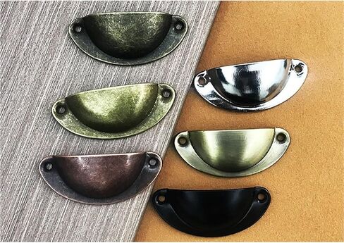10-20 Pieces of Furniture Door Handles, Cabinet Drawers, Wardrobe Auxiliary, Hardware Accessories(Bronze,20 Pieces) in Saudi Arabia