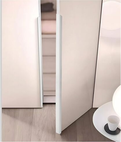 2-pieceDrawer Pulls Suitable for Dressers, Wardrobes, and Closet Doors. Replaces Small Metal Furniture Handles(White,200 * 15 * 38mm) in Saudi Arabia