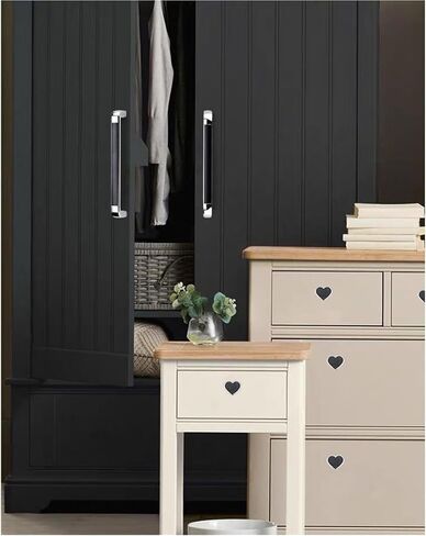 Exterior Furniture Handles Suitable for Kitchen Cabinets, Wardrobes, Drawers, and Sliding Doors(1 Silver 106 * 13 * 23mm) in Saudi Arabia