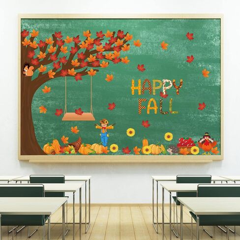 MALLMALL6 162Pcs Classroom Tree Bulletin Board Decor Hello Spring Tree Chalkboard Wall Decorations Set with Cutout Flowers Snails Bees Ladybugs Birds for Kindergarten Elementary School Home Decor in Kuwait
