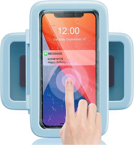 LC-dolida Shower Phone Holder Waterproof, Rotation Adjustable Wall Mounted Phone Holder in Saudi Arabia