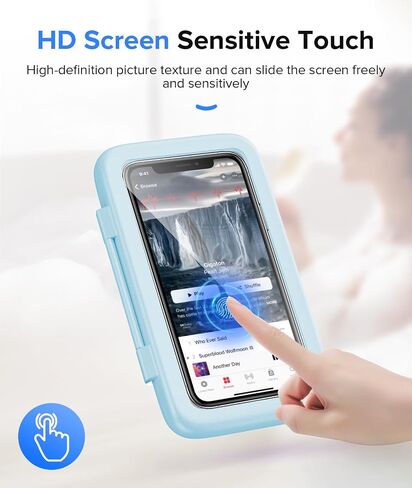 LC-dolida Shower Phone Holder Waterproof, Rotation Adjustable Wall Mounted Phone Holder in Saudi Arabia