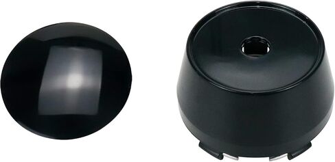 Modengzhe 60mm Wheel Center Caps Rim Hub Center Covers Replacement 36mm Height with 50mm Lug to Lug Dia (Chrome Base & Silver Sticker) - 4Pcs in Saudi Arabia
