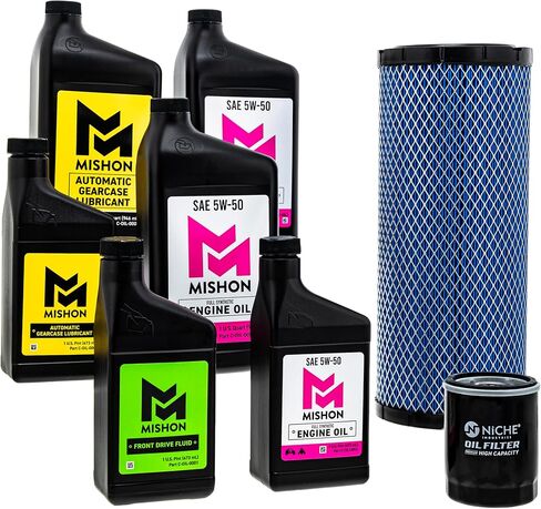 MISHON Full Service Engine Oil Change Kit for Polaris RZR 900 S 4 General 1000 in Saudi Arabia