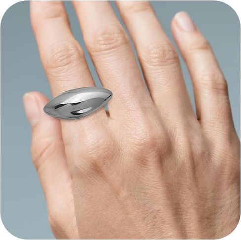 Gold Silver Chunky Rings for Women, Simple Statement Irregular Geometric Size 8 Stackable Non Tarnish Ring Prom Everyday Fashion Jewelry Gift in Saudi Arabia