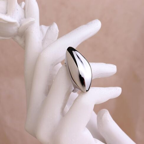 Gold Silver Chunky Rings for Women, Simple Statement Irregular Geometric Size 8 Stackable Non Tarnish Ring Prom Everyday Fashion Jewelry Gift in Saudi Arabia