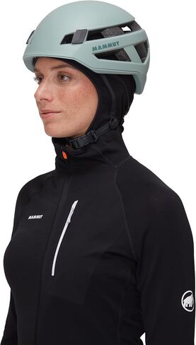 سترة بغطاء للرأس من Mammut Aenergy Light ML - للنساء، أسود، L، 1014-05551-0001-115 in Saudi Arabia