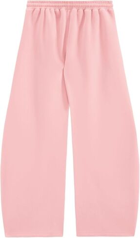 Aelfric Eden الكرز التطريز فضفاض برميل Sweatpants بنطال ذو قصة أرجل واسعة مفتوح من الأسفل عادية Y2K صالة رياضية بنطال رياضي in Saudi Arabia