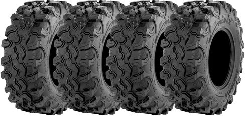 RUNIX UTV SxS Radial Tires, RUNIX ClawTrek, 30X10R14, 30X10-14, Set of 4, Radial Tire, All Terrain, Sand, 8PR, Tubeless in Kuwait