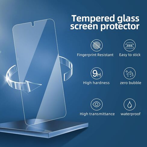NEW'C [3 Pack] Designed for Samsung Galaxy S20 FE / S20 FE 5G, Screen Protector Tempered Glass, Anti Scratch, Bubble Free, Ultra Resistant in Saudi Arabia