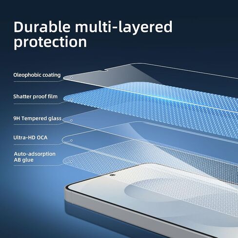 NEW'C [3 Pack] Designed for Samsung Galaxy S20 FE / S20 FE 5G, Screen Protector Tempered Glass, Anti Scratch, Bubble Free, Ultra Resistant in Saudi Arabia