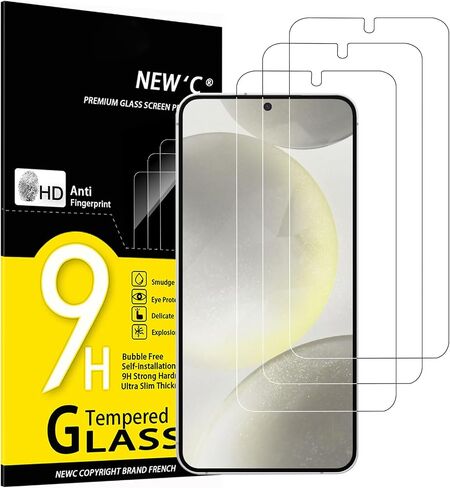 NEW'C [3 Pack] Designed for Samsung Galaxy S20 FE / S20 FE 5G, Screen Protector Tempered Glass, Anti Scratch, Bubble Free, Ultra Resistant in Saudi Arabia