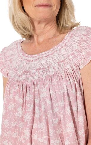 The 1 for U Cotton Nightgowns for women - Sleeveless Nightgowns for Women, Isla 100% Cotton Gown in Saudi Arabia