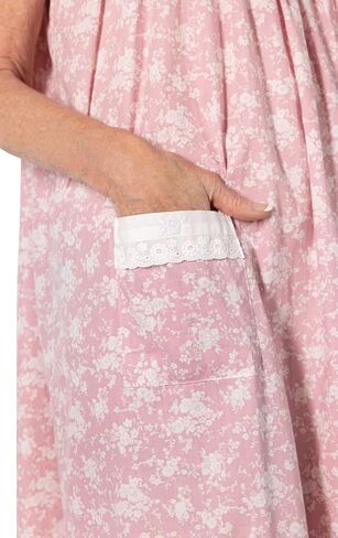 The 1 for U Cotton Nightgowns for women - Sleeveless Nightgowns for Women, Isla 100% Cotton Gown in Saudi Arabia