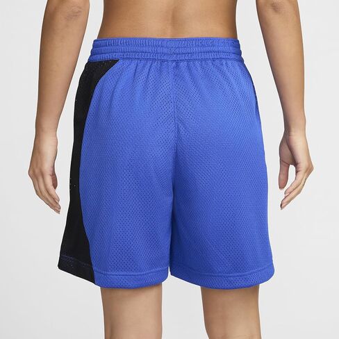 شورت كرة السلة النسائي الأساسي Dri-FIT Mesh من Nike (Hyper Royal/Black/White، FQ4538-405) مقاس كبير in Saudi Arabia