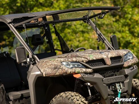 SuperATV Scratch Resistant Flip Windshield Compatible with CFMOTO UForce 1000 XL Models | 2024+ in Saudi Arabia