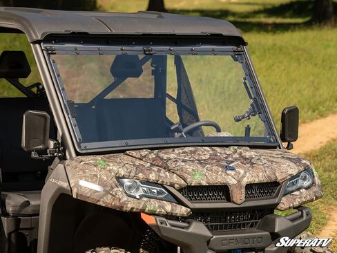 SuperATV Scratch Resistant Flip Windshield Compatible with CFMOTO UForce 1000 XL Models | 2024+ in Saudi Arabia