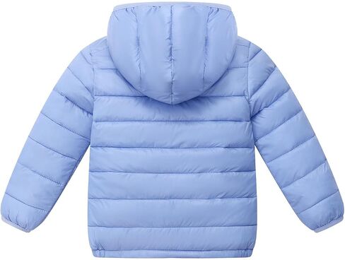 Girls Lightweight Jacket Fall Teen Zip up Hooded Puffer Jackets with Pockets Boys Winter Coat Kids Winter Clothes in Saudi Arabia