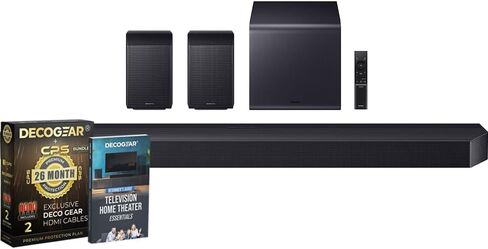 SAMSUNG HW-Q600C 3.1.2ch Soundbar and Subwoofer with Dolby Audio Bundle with 2 YR CPS Enhanced Protection Pack in Saudi Arabia