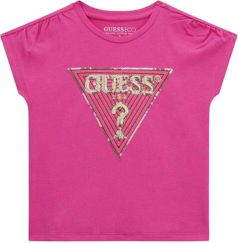 GUESS Girls' Eco Short Sleeve Batwing T-Shirt in Saudi Arabia