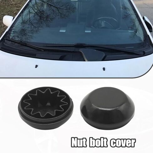 2Pcs 55155765AA Front Windshield Wiper Arm Nut Bolt Cap Cover, Replacement for Dodge Dakota Durango, Replacement for Jeep Compass, Replacement for Ram 1500 2500 in Saudi Arabia