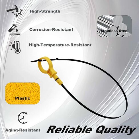 Engine Oil Dipstick Compatible with Ford Edge Explorer Flex Fusion Taurus Lincoln MKS MKT MKX MKZ Mercury Milan Sable Replace# 917-369 BA5Z6750A BA5Z-6750-A in Kuwait