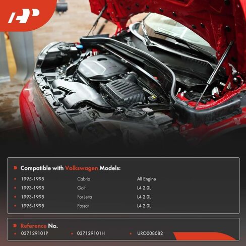 A-Premium Engine Crankcase Vent Valve Oil Separator Compatible with Volkswagen Jetta 1993-1995 2.0L, Passat 1995 2.0L, Golf 1993-1995 2.0L, Cabrio 1995 in Saudi Arabia