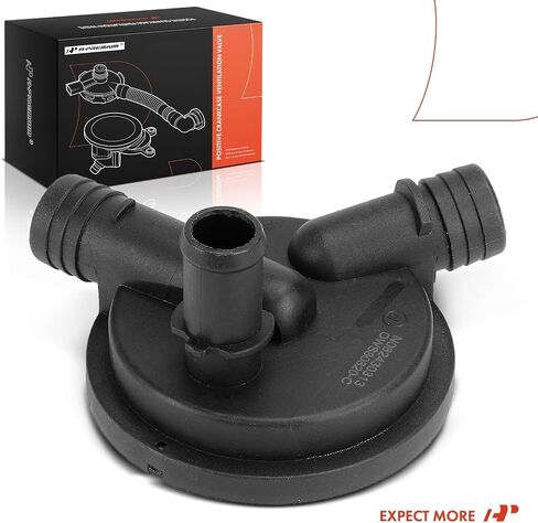 A-Premium Engine Crankcase Vent Valve Oil Separator Compatible with Volkswagen Jetta 1993-1995 2.0L, Passat 1995 2.0L, Golf 1993-1995 2.0L, Cabrio 1995 in Saudi Arabia