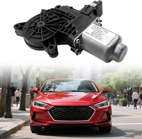 Front Left Power Window Motor Replacement for‎ 82450F2010 82450-F2010 Fits for Hyundai Elantra 2017 2018 2019 2020 in Saudi Arabia