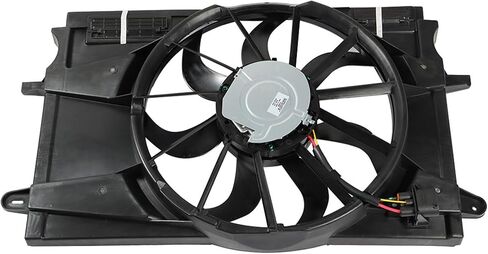 Engine Radiator Cooling Fan Assembly Replacement for Chevy Cruze 1.4L 2017-2019 39013323 in Saudi Arabia