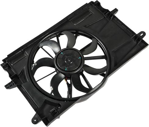 Engine Radiator Cooling Fan Assembly Replacement for Chevy Cruze 1.4L 2017-2019 39013323 in Saudi Arabia