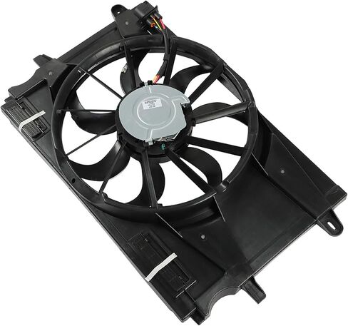 Engine Radiator Cooling Fan Assembly Replacement for Chevy Cruze 1.4L 2017-2019 39013323 in Saudi Arabia