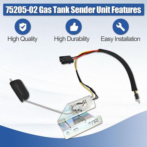 75205-02 Gas Tank Sender Unit Fits for Harley Davidson FLHPEI FLHPI FLHR FLHRC 2002-2005 in Kuwait