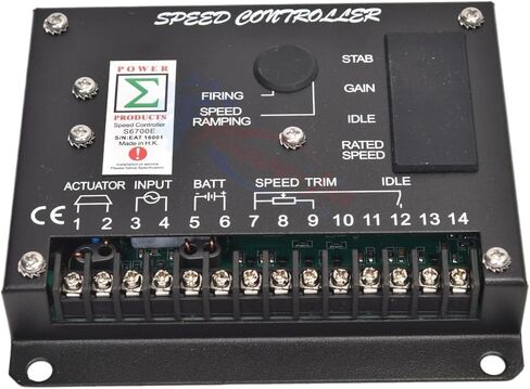 Diesel Generator Speed Control Board S6700E S6700H Electronic Governor for Power Generation f in Saudi Arabia