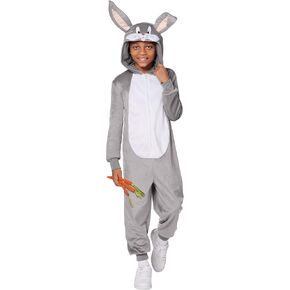 Spirit Halloween Looney Tunes Kids Bugs Bunny Union Suit | Officially Licensed | Kids Bugs Bunny Costume in Saudi Arabia
