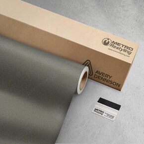 Avery Dennison Matte Gunmetal Metallic Vinyl Wrap 5ft x 3ft w/Metro Restyling Squeegee | SW900-840-M in Saudi Arabia
