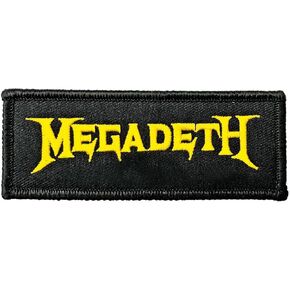 Megadeth Men's Logo Embroidered Patch Black in Saudi Arabia