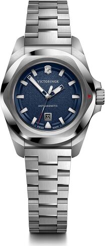 Victorinox I.N.O.X. Small Blue Dial Stainless Steel Bracelet Watch 32mm - 242038 in Saudi Arabia