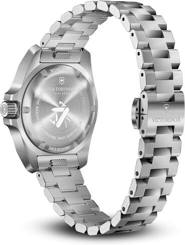 Victorinox I.N.O.X. Small Blue Dial Stainless Steel Bracelet Watch 32mm - 242038 in Saudi Arabia