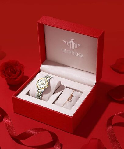 OUPINKE Women Automatic Watch Mechanical Self Winding Classic Luxury in Saudi Arabia