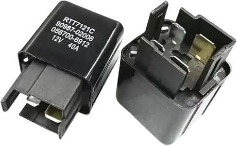 2PCS RTT7121 12V 40A Four-pin Relay, Locomotive Anti-Theft reversing Radar Wiper, car air Conditioning Relay in Saudi Arabia